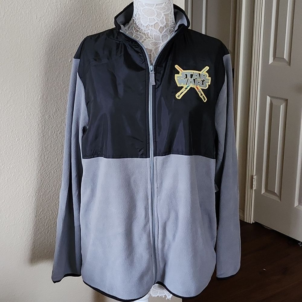 Iconic Star Wars Streetwear Goth Fleece Jacket Size Large‎